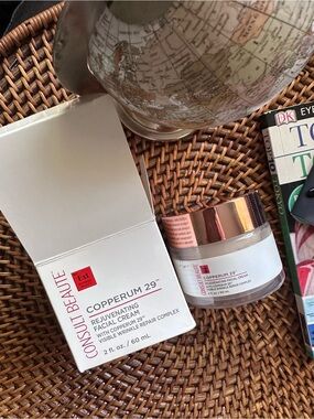 Consult Beaute Copperum 29 Rejuvenating Facial Cream Wrinkle Repair New in Box